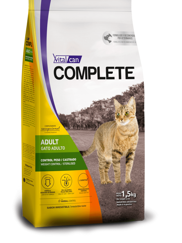 Vitalcan Complete gato Control de peso/castrado x 7.5Kg