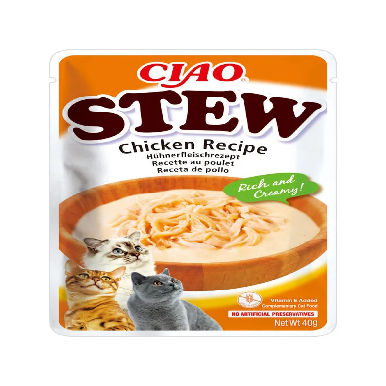 Churu Stew Estofado de Pollo sobre para gatos 40gr