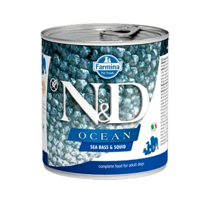 Farmina ND DOG Ocean con bacalao y calamar alimento húmedo