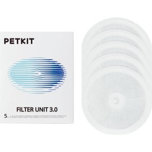 Filtro para bebederos Petkit 3.0, 5 piezas con filtración mejorada