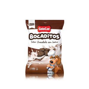 BOCADITOS CARNE POLLO Y CHOCOLATE 100 GRS- GOLOCAN