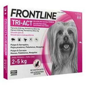 Frontline Triple accion 2-5kg 3 pipetas