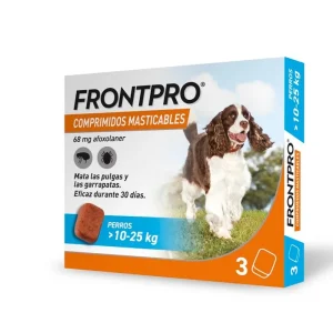 Frontpro Comprimidos Masticables Antiparasitario para perros 10-25kg