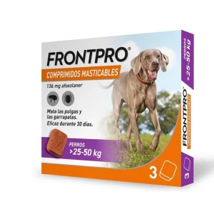 Frontpro Comprimidos Masticables Antiparasitario para perros 25-50kg