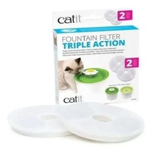 FILTRO REPUESTO FUENTE CATIT 2.0 PACK X 2 UNIDADES