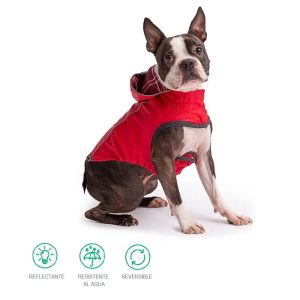 IMPERMEABLE REVERSIBLE ROJO GF PET