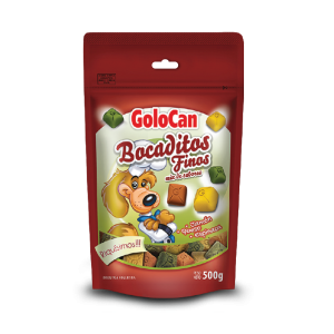 GOLOCAN BOCADITOS FINOS JAMON, QUESO, ESPINACA x 500 GS