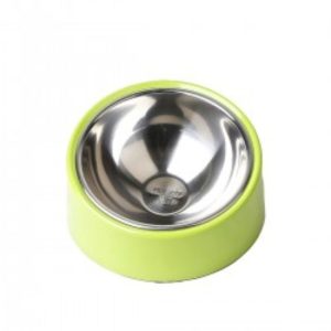 Comedero/Bebedero de Melamina Inclinado – M – Verde