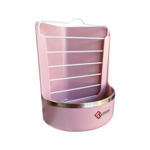 Henera con comedero para conejos o cuis. Dayang