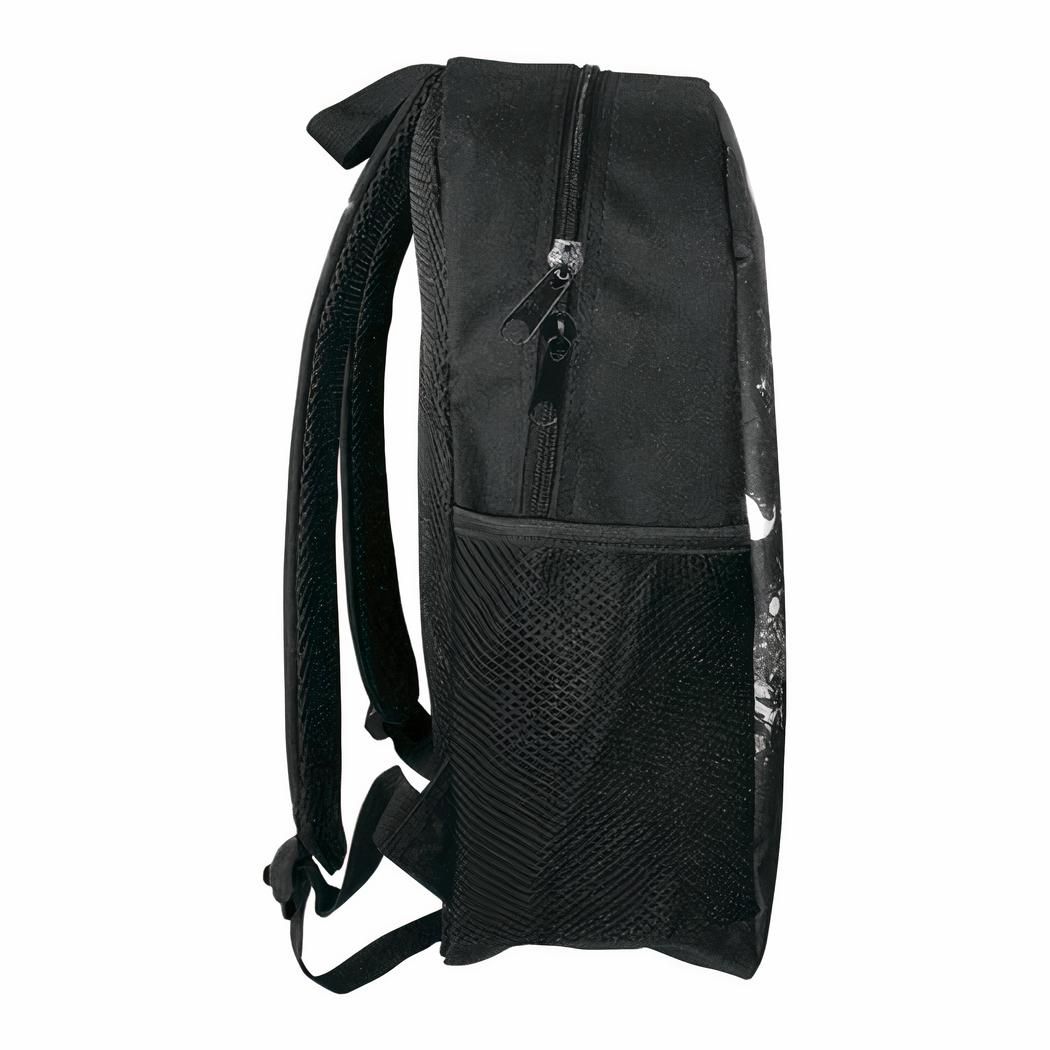 Mochila negra y morada de Fortnite con accesorios - Imagen 3