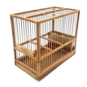 Jaula Jilguero C2 Inox Marrón