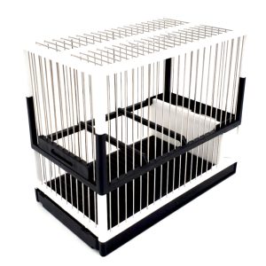 Jaula Jilguero C2 Inox Negra