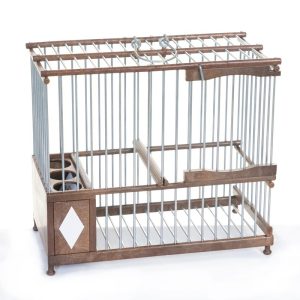 Jaula Silvestrismo Artesanal color madera