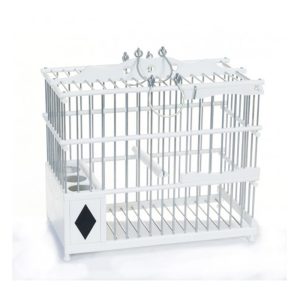 Jaula Silvestrismo Artesanal Blanca