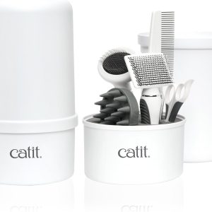 Kit de cepillado Catit para gatos de pelo corto