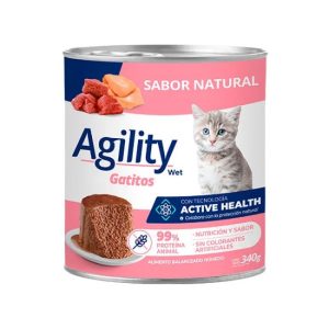 Agility Cat Sabor Natural en Lata para Gatito | 340gr