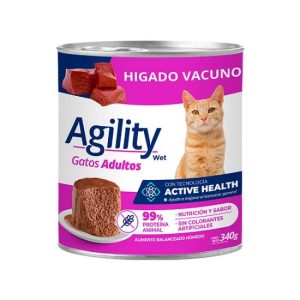Agility Cat Hígado en Lata para Gato Adulto | 340 gr