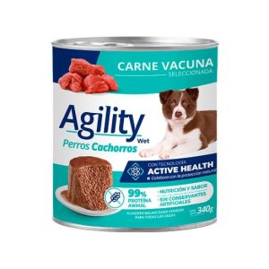 Agility Dog Carne en Lata para Perro Cachorro | 340 gr