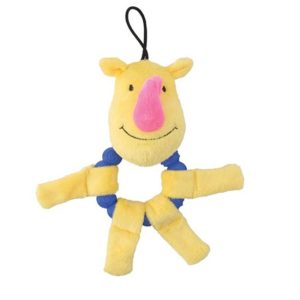 Peluche ZEUS MOJO BRIGHTS TPR RING PALS RHINO 97028