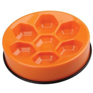 Comedero Lento Cavity | Naranja y Verde