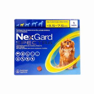Nexgard Spectra para perros de 3.5 a 7.5Kg