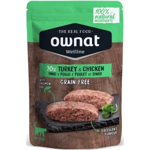 Ownat Wetline Pavo y Pollo caja x10uds