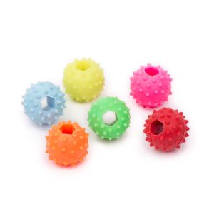 pelota con puas goma