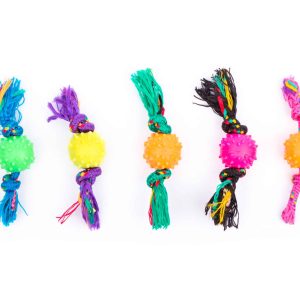 Pelota C/Puas de Goma Soga Alpina 8mm x 30cm