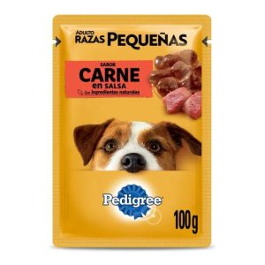 Pouch Pedigree Adulto Raza Pequeña Carne | 100 gr