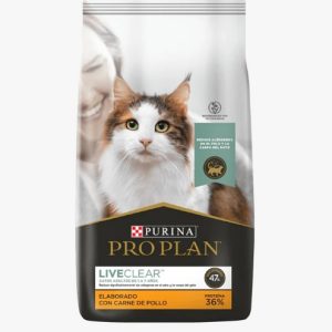 Pro Plan cat LiveClear adulto _con carne de pollo