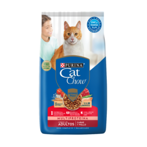 CAT CHOW ADULTOS SABOR CARNE Y POLLO 15kg