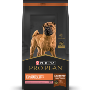 PRO PLAN SENSITIVE SKIN RAZA MEDIANA & GRANDE X 12KG