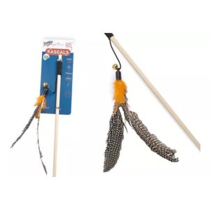 Varita Gato con Plumas