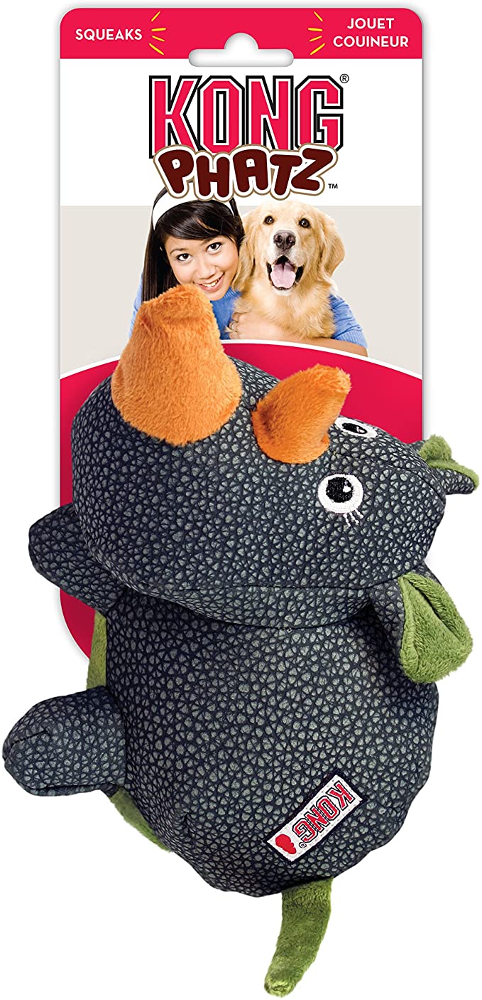 JUGUETE PARA PERRO KONG PHATZ RHINOCERONTE - Imagen 2