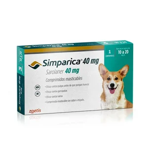 SIMPARICA 10 A 20 KG