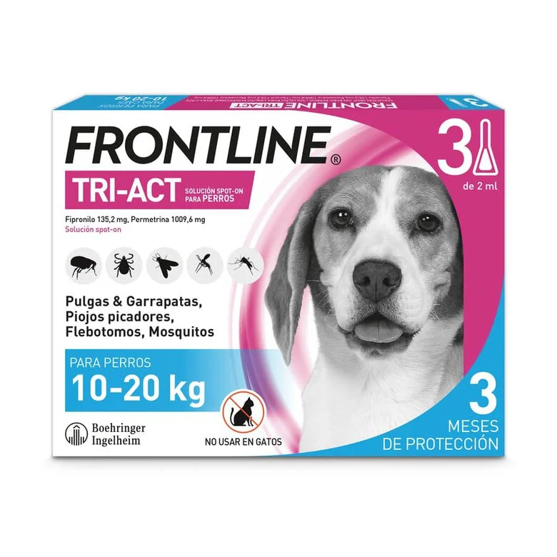 Frontline triple accion 10-20kg 3 pipetas