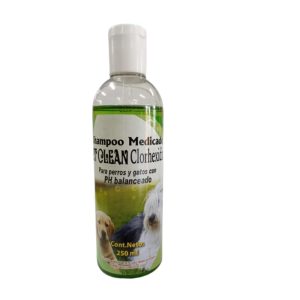 Shampoo medicado Pet Clean Clorhexidina 250 ml