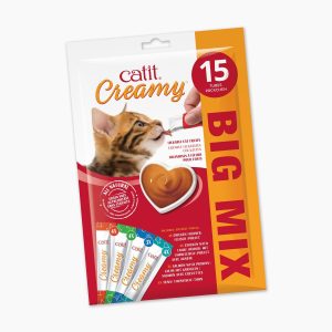Snack húmedo para gatos Catit Creamy multipack 15×10 g