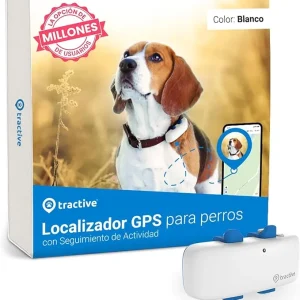 Tractive – GPS perros, Localización en tiempo real en todo el mundo, Alertas antifuga, Monitor de actividad con alertas de salud
