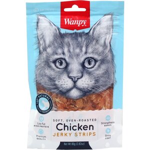 Wanpy Chicken Jerky Strips Cats 80 g