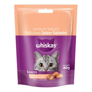 Whiskas Snacks de Salmón | 40 y 80 gr
